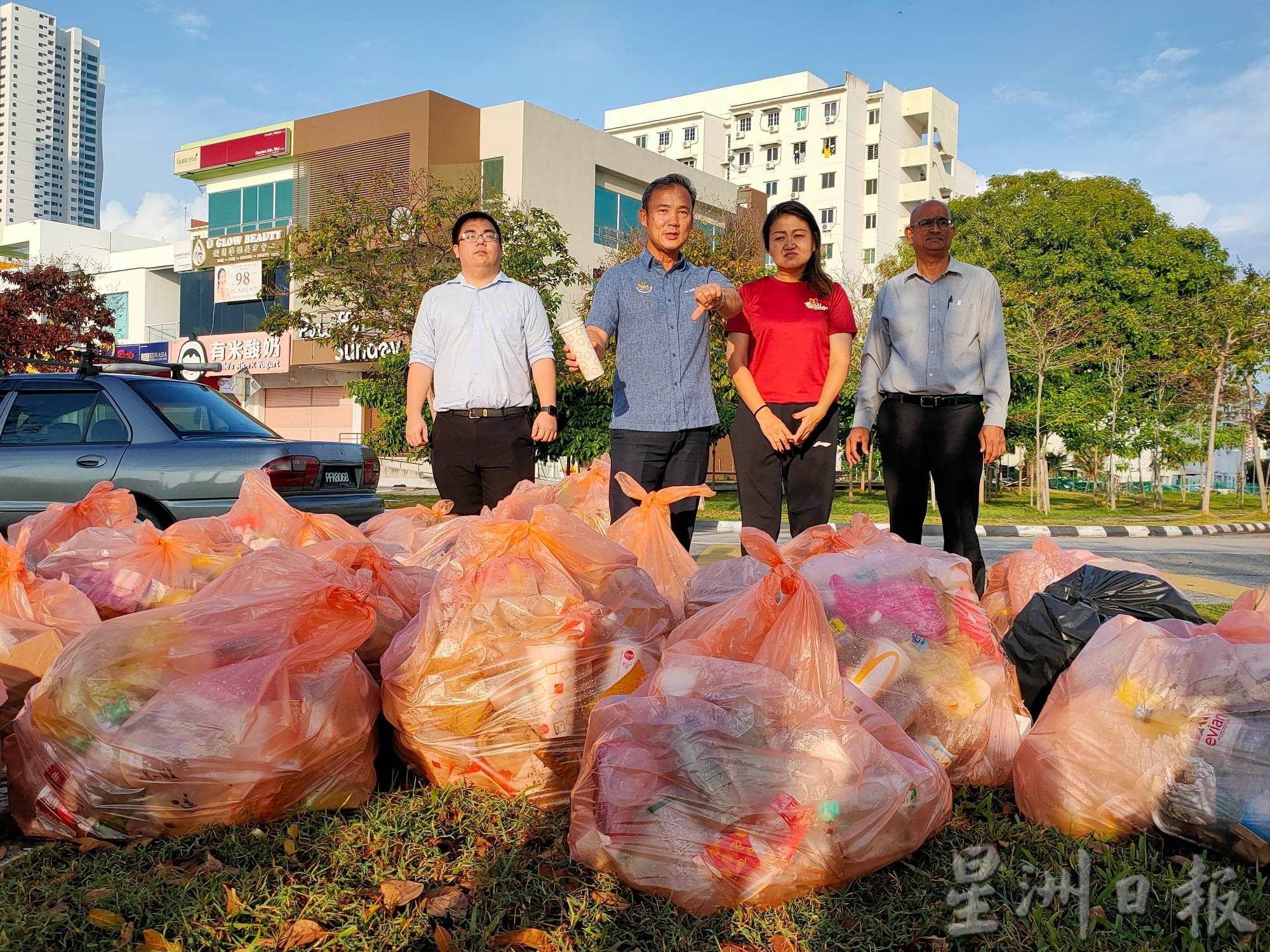 (大北马)槟岛市政厅垃圾增加记者会