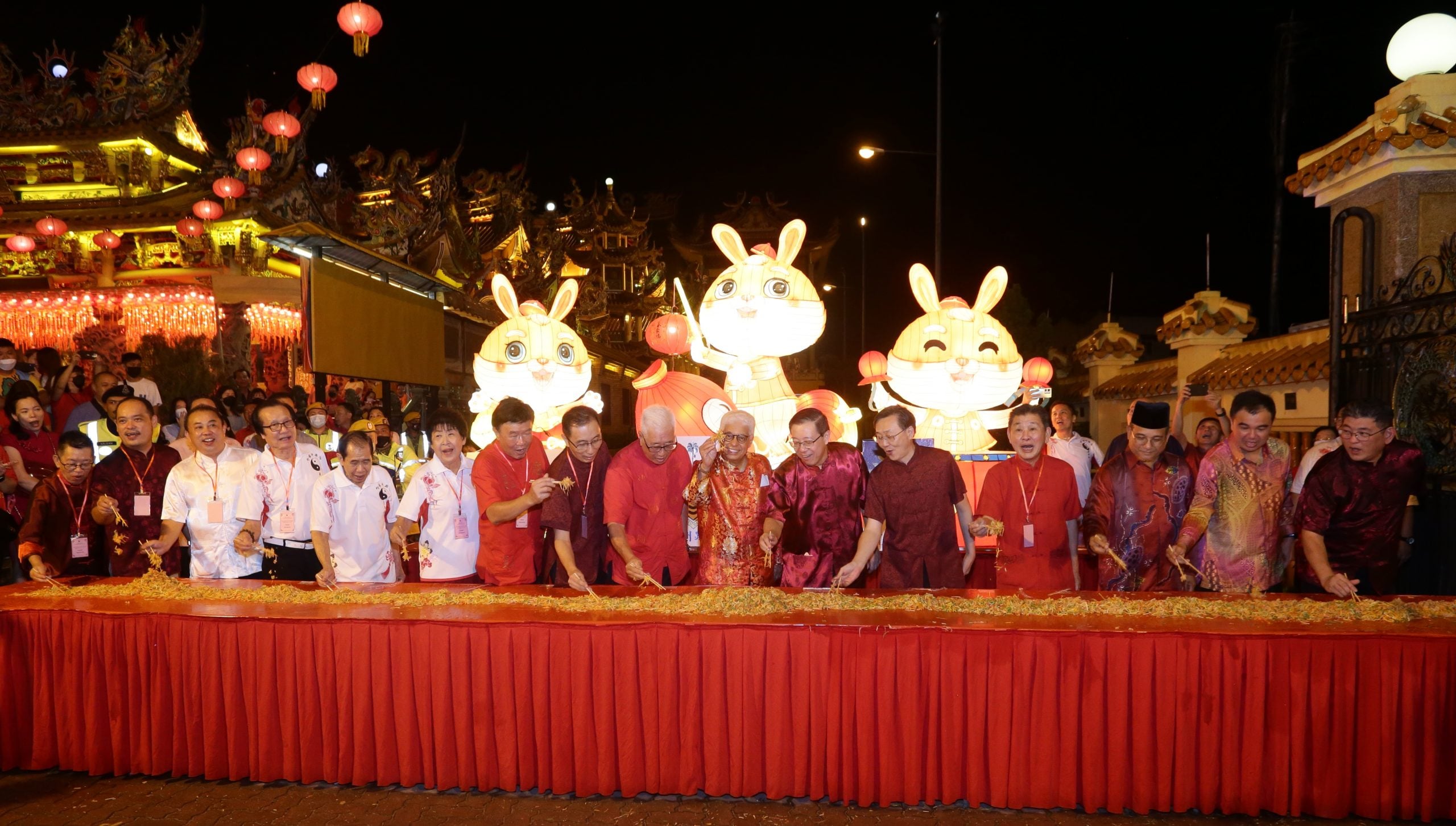 (大北马)槟州元首莅临北海斗母宫与槟民齐捞生