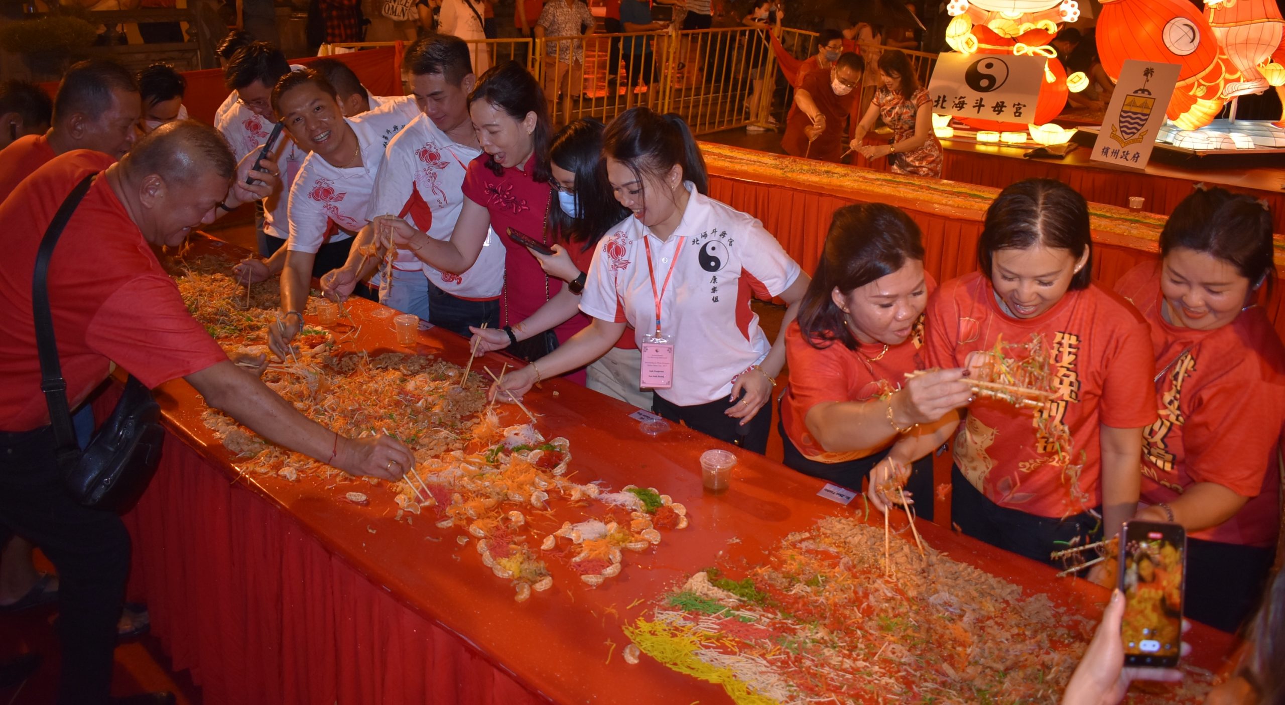 (大北马)槟州元首莅临北海斗母宫与槟民齐捞生