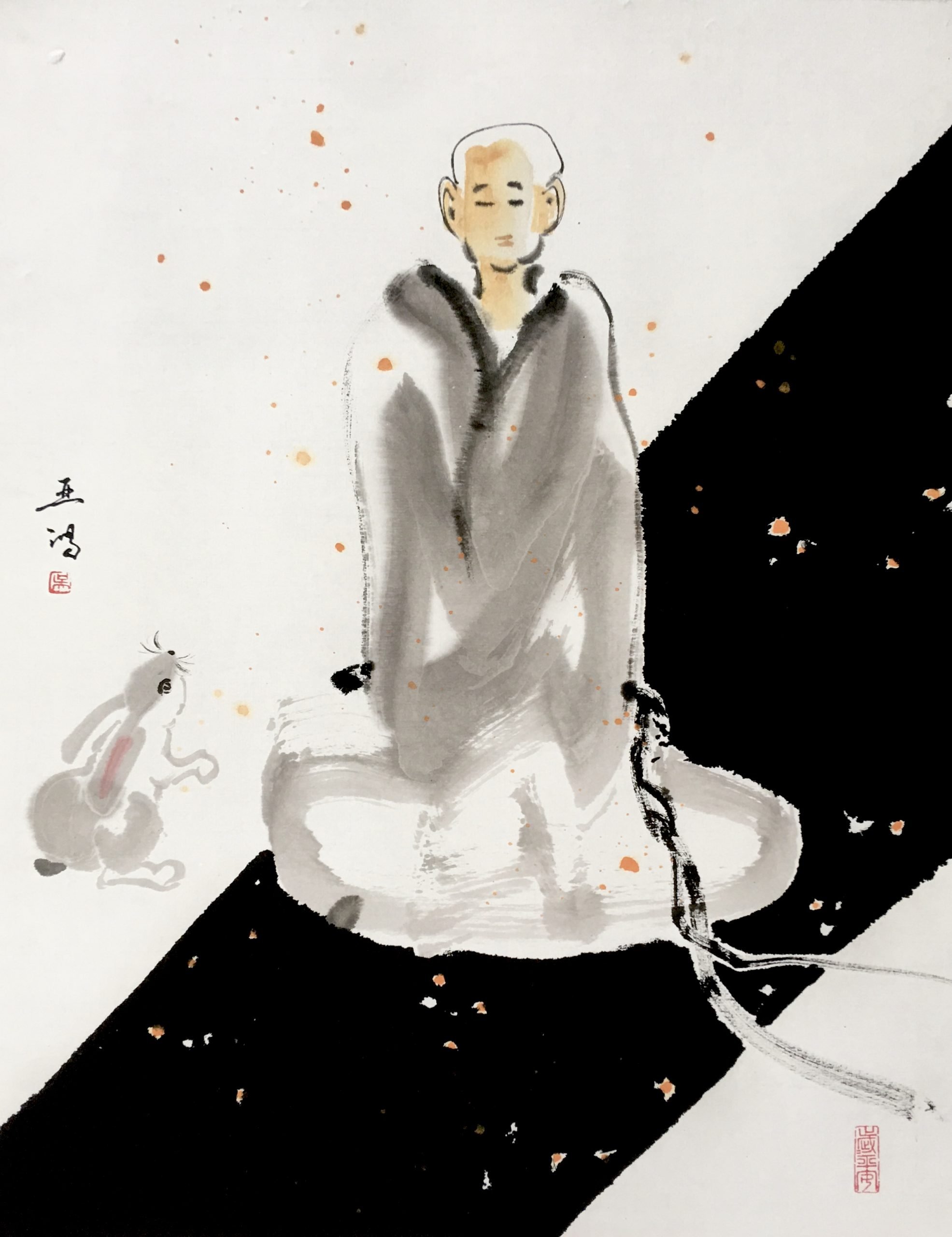 (大都会)1月31日见报新年系列/吴亚鸿画兔子