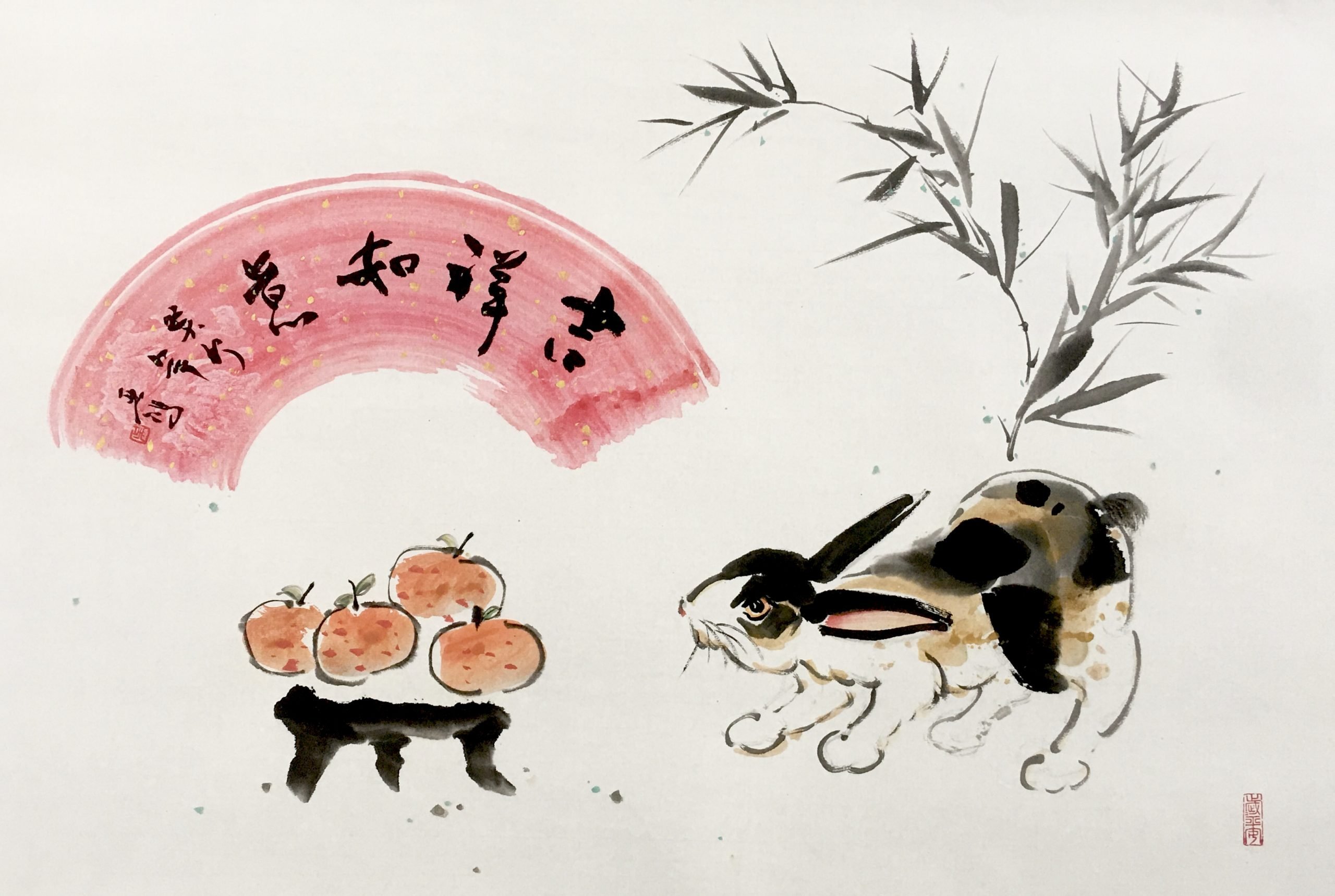 (大都会)1月31日见报新年系列/吴亚鸿画兔子