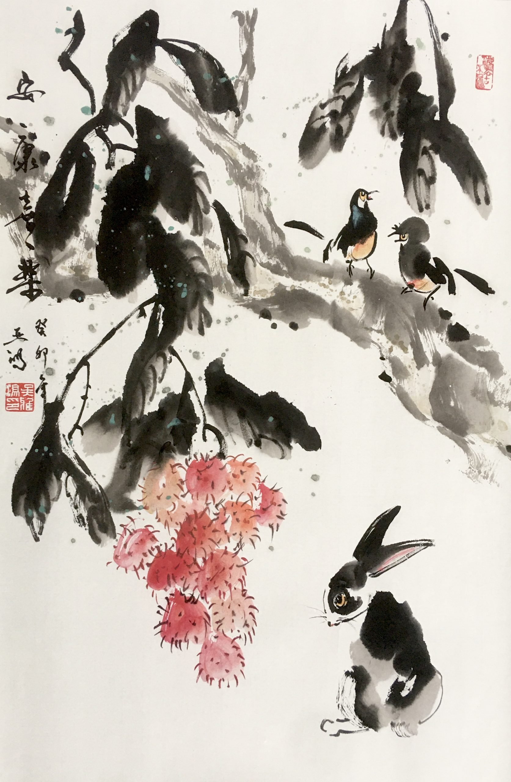(大都会)1月31日见报新年系列/吴亚鸿画兔子
