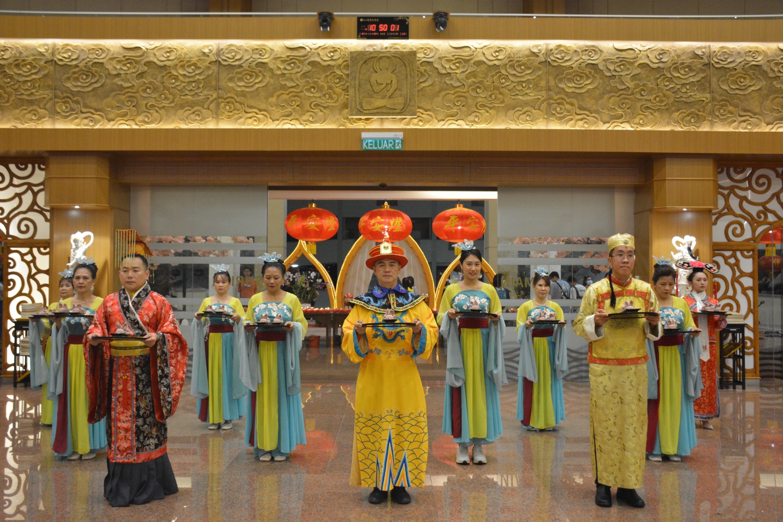 新马寺穿梭上古宫廷 历代帝后“斋天”庆新年