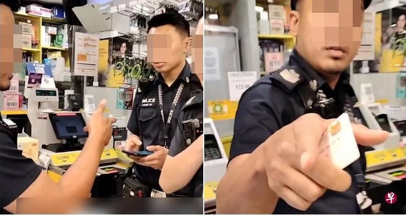 (已签发)柔:狮城二三事:便利店员工拒示身份证 还称让警员爆红