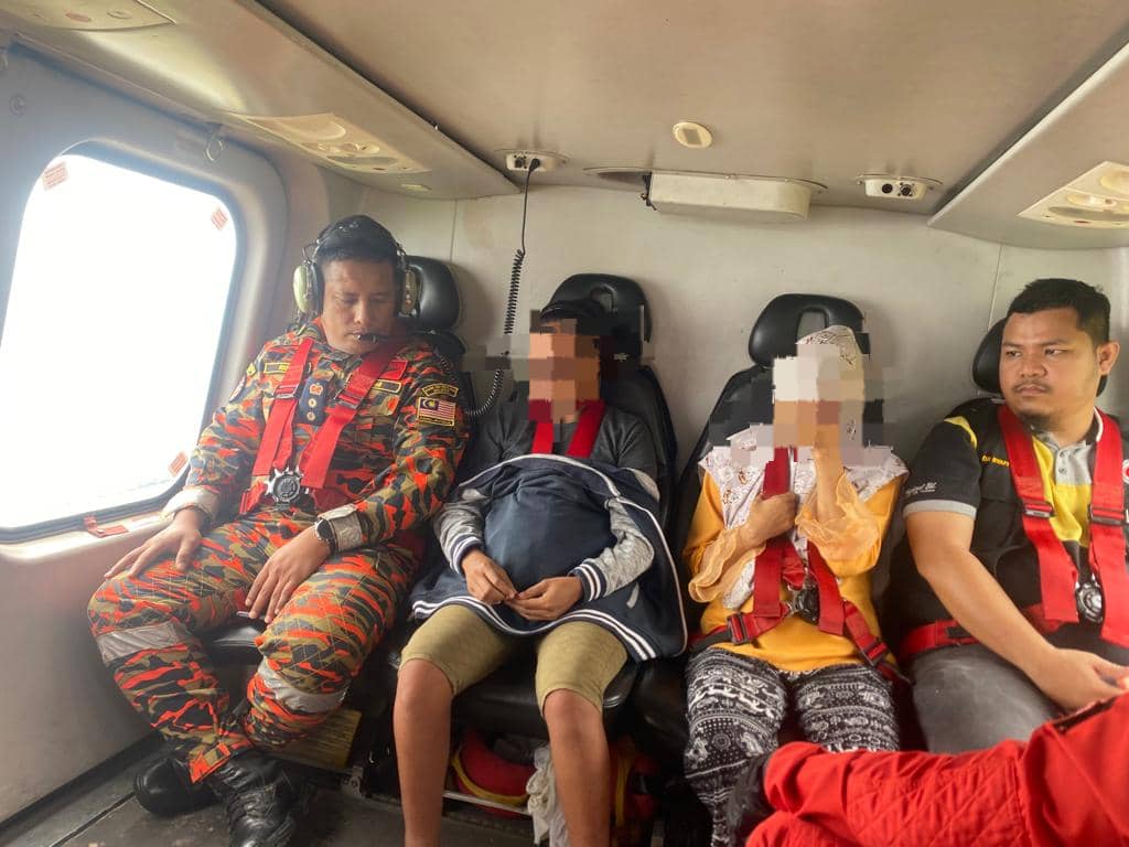 (已签发)柔:***请配相关文***消拯员再派直升机,送2孕妇往居銮医院