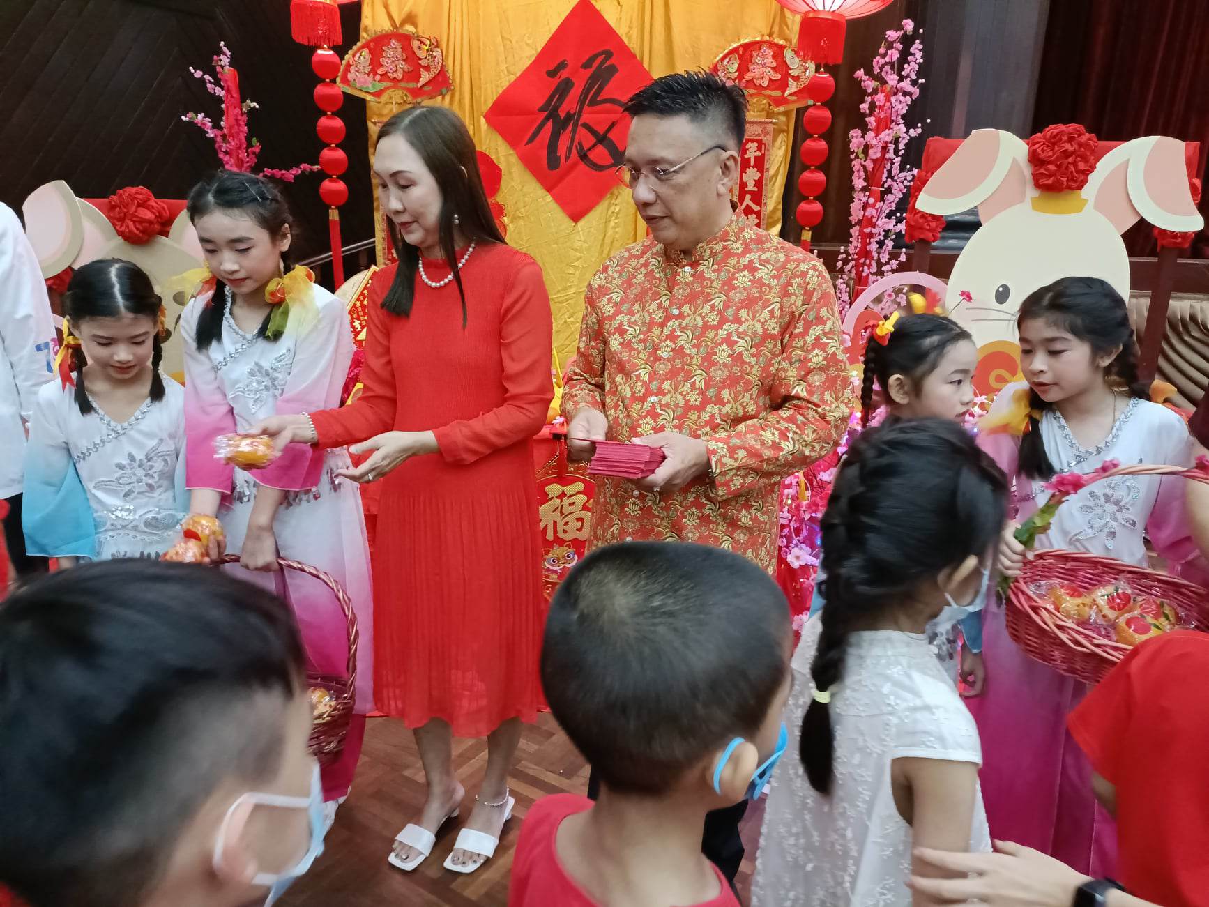 （早报头）大都会：班达马兰华小A校 新春活动