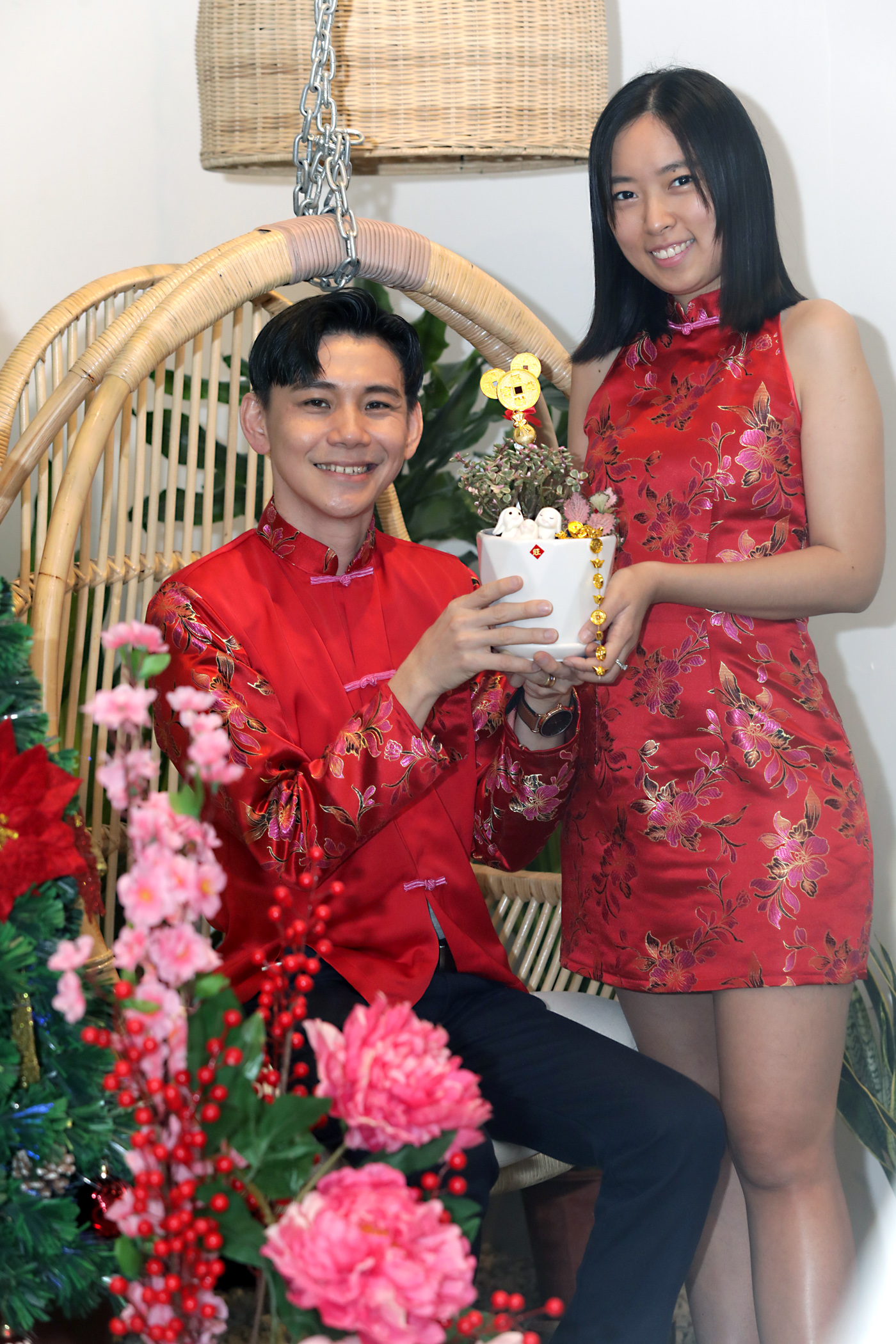 (设定年卅上网)夫妻档打造开运植物 李吉汉&心妮+许亮宇&陈俐杏招财镇宅