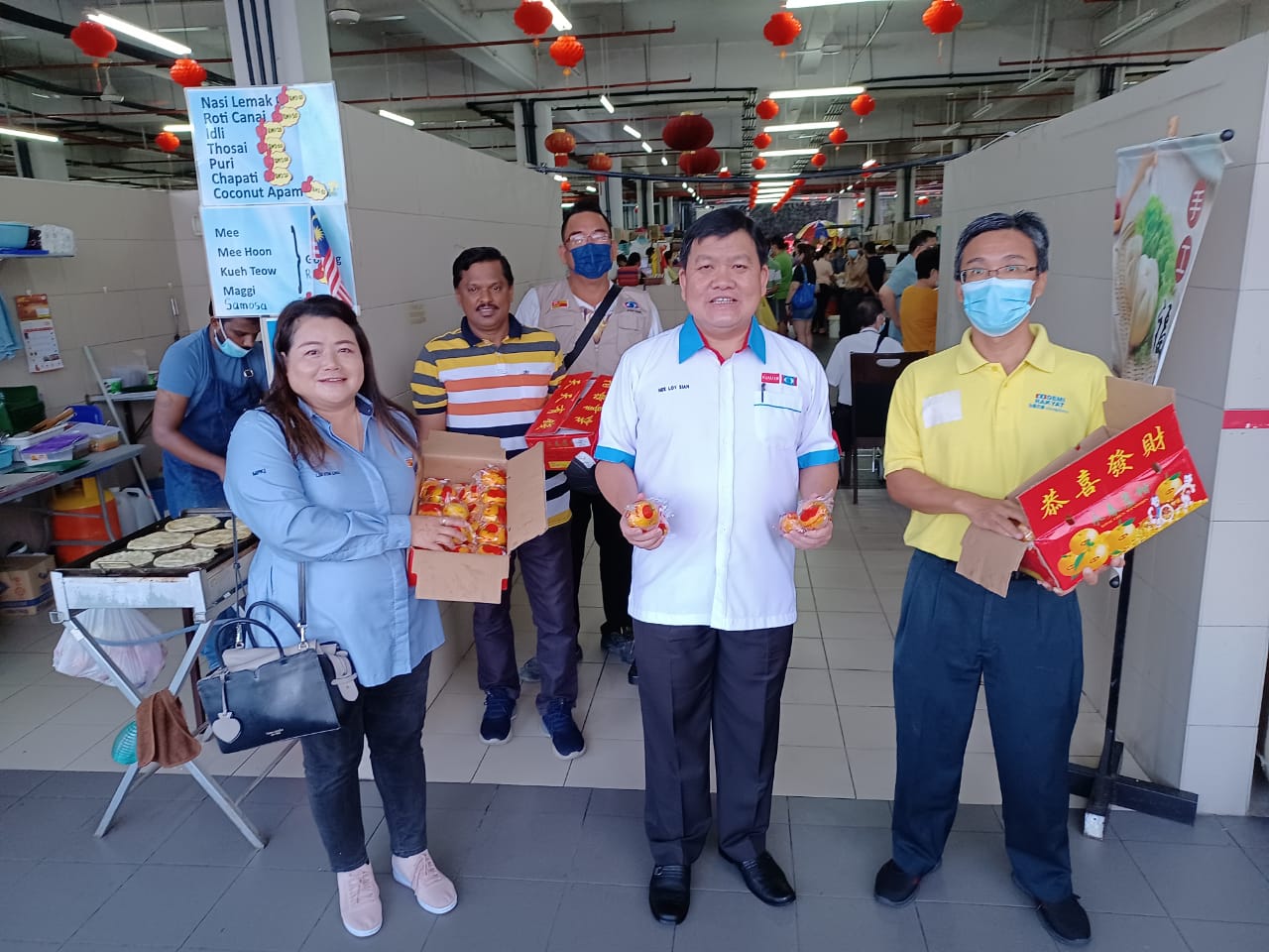 mz头//大都会/许来贤,双溪龙镇新巴刹今年上半年的州选前动土