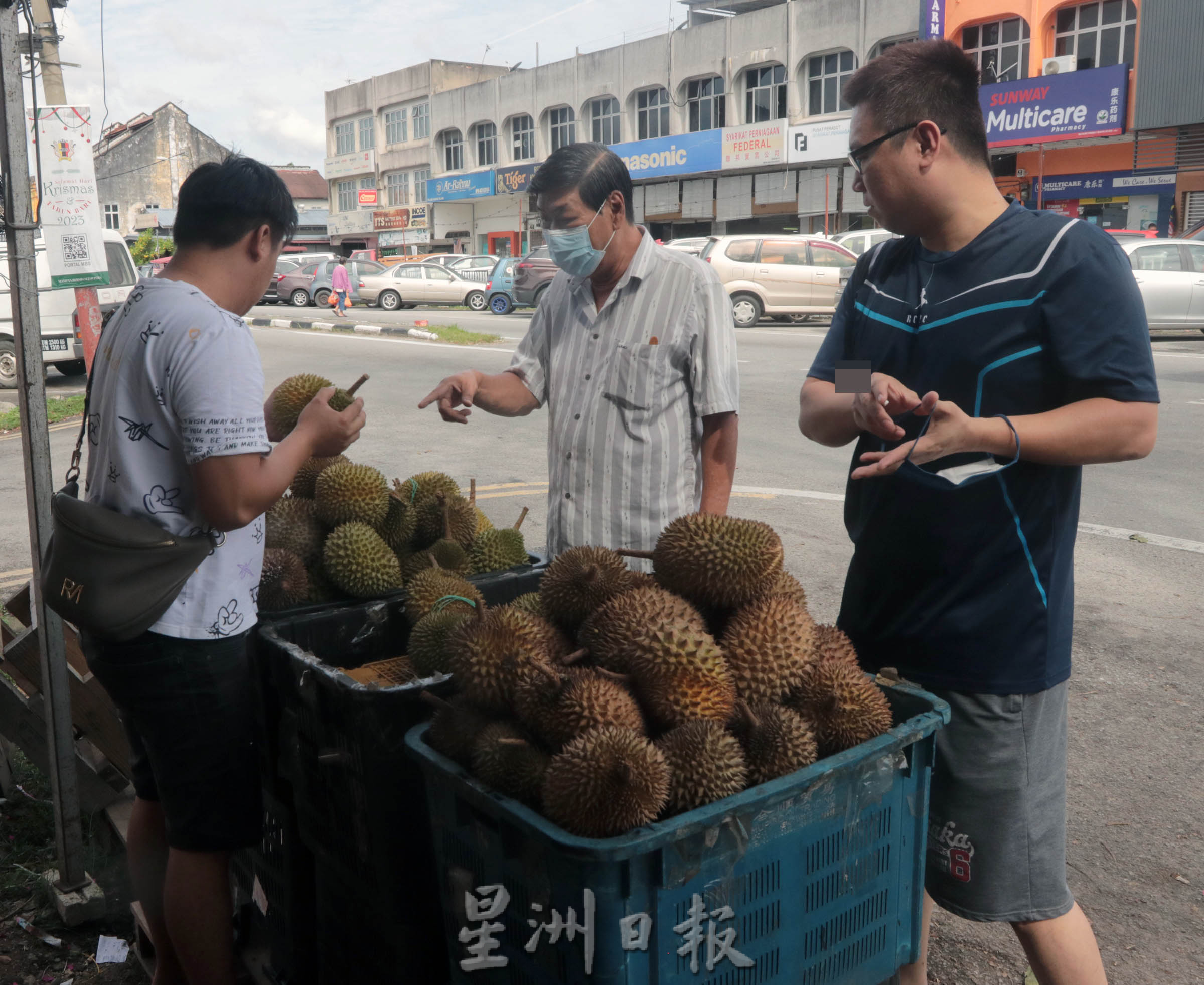 NS芙蓉/文丁榴梿季节收成欠佳,路边摆摊档口大幅减少