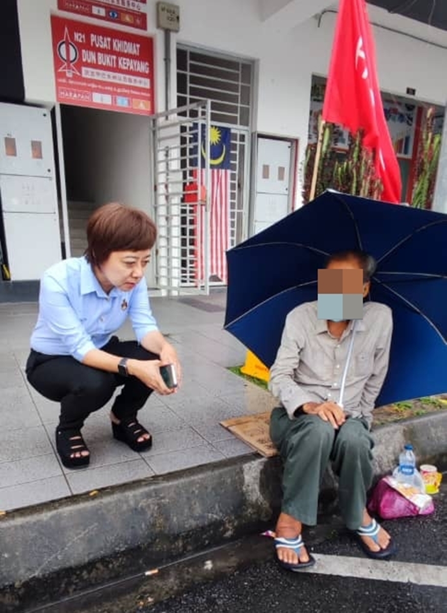 NS芙蓉:陈丽群:“欲助流浪汉,拨通福利局电话比施舍1令吉更有效”