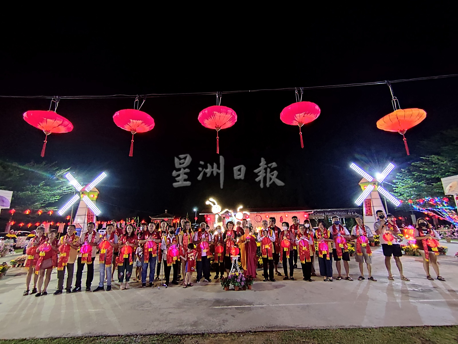 马口佛光山“春节平安灯会及花艺展”,欢迎打卡