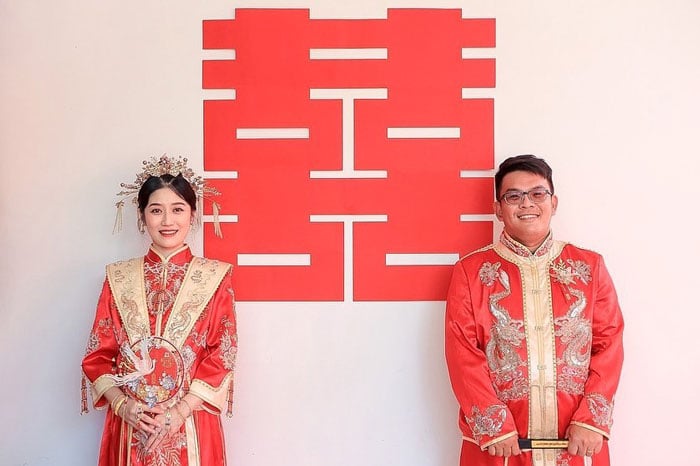 1个月前甫办传统婚礼出嫁 四千金老么红儿闪生升格当妈	