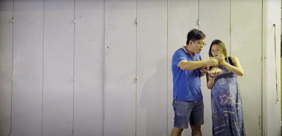 《记疫》受访者包括在疫情中迎来新生命的夫妇。