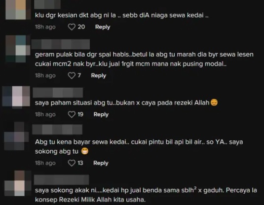 “你的卖1令吉我的怎样卖？” 食堂业者怒赶路边椰浆饭小贩 