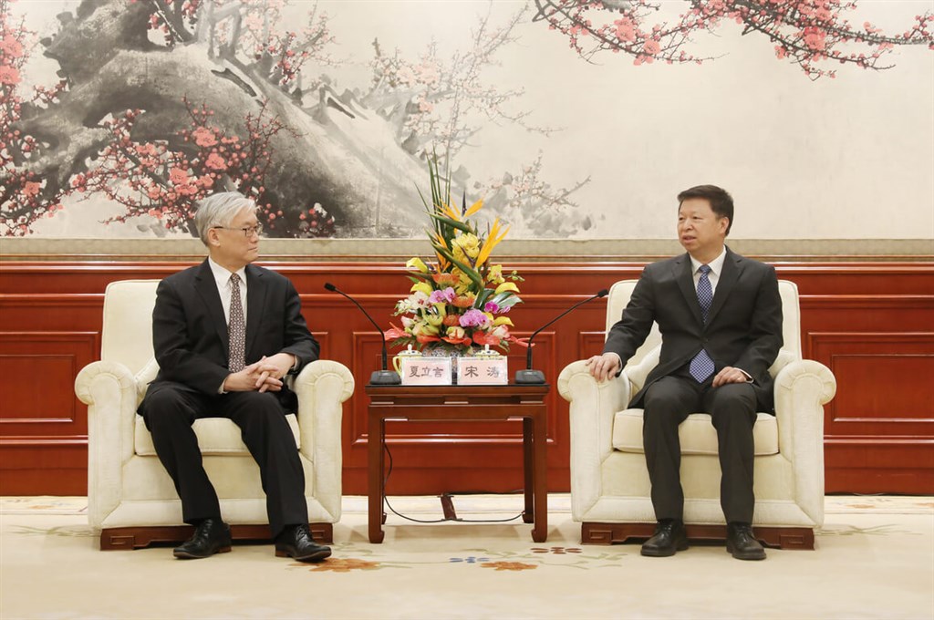 与国台办主任会面 夏立言提3大诉求和关切