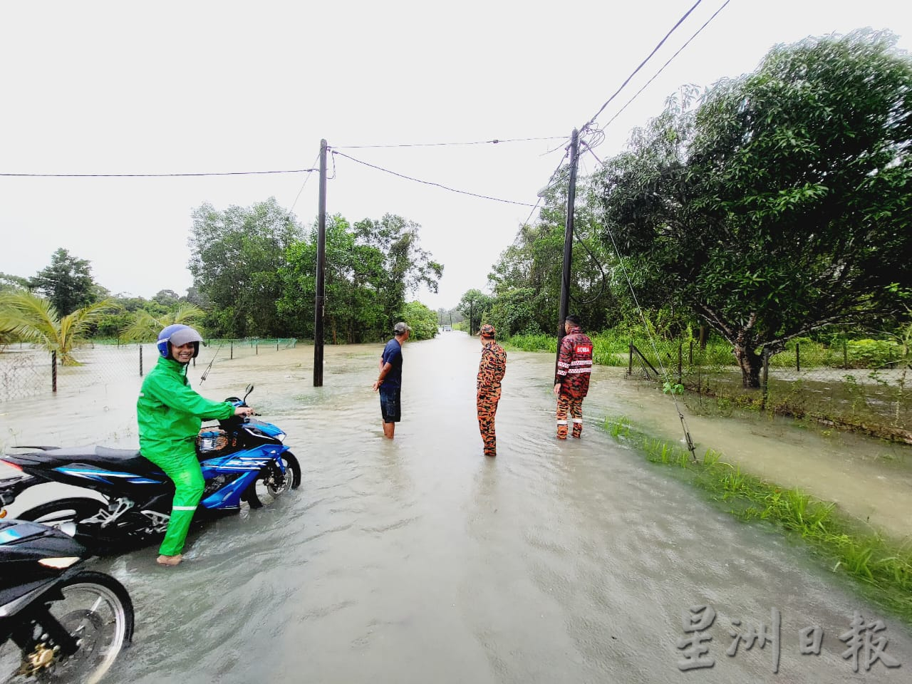 东:豪雨超过12小时,关丹多处淹水6疏散中心启用。
