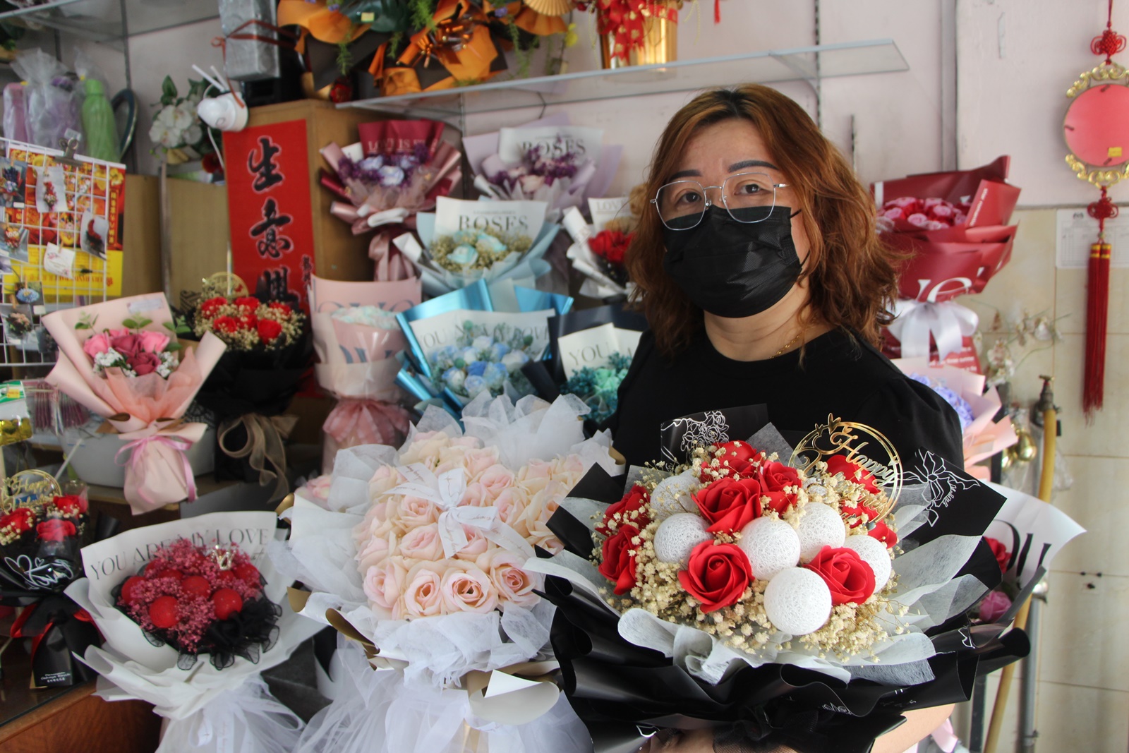 东:香皂花这几年攻陷鲜花市场,成为情人节送花首选