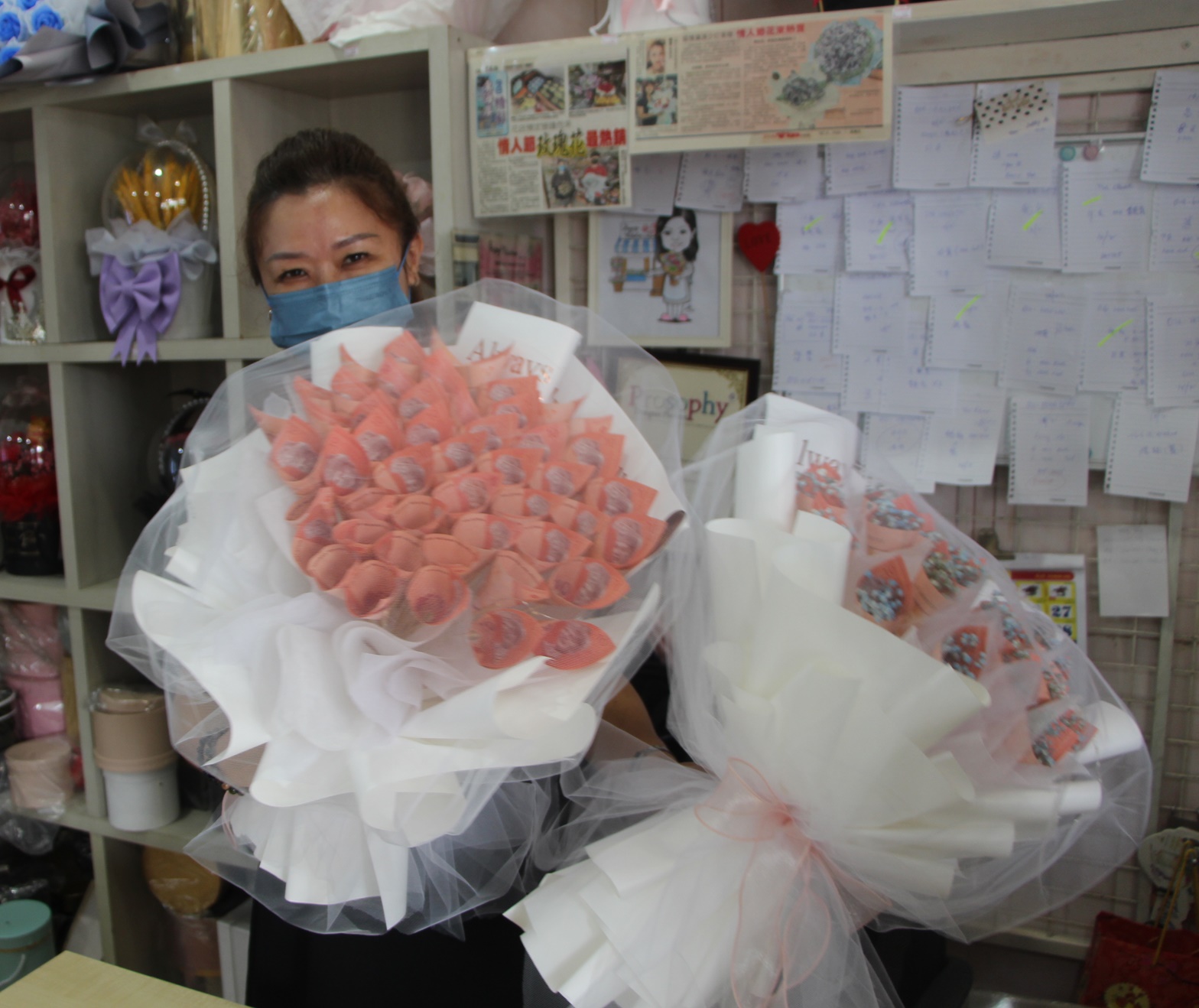 东:香皂花这几年攻陷鲜花市场,成为情人节送花首选