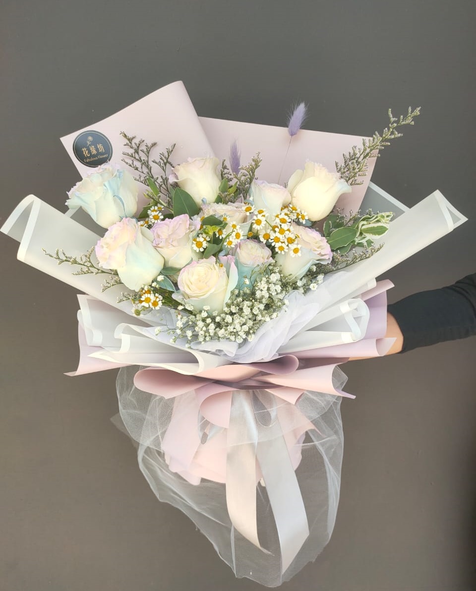 东:香皂花这几年攻陷鲜花市场,成为情人节送花首选