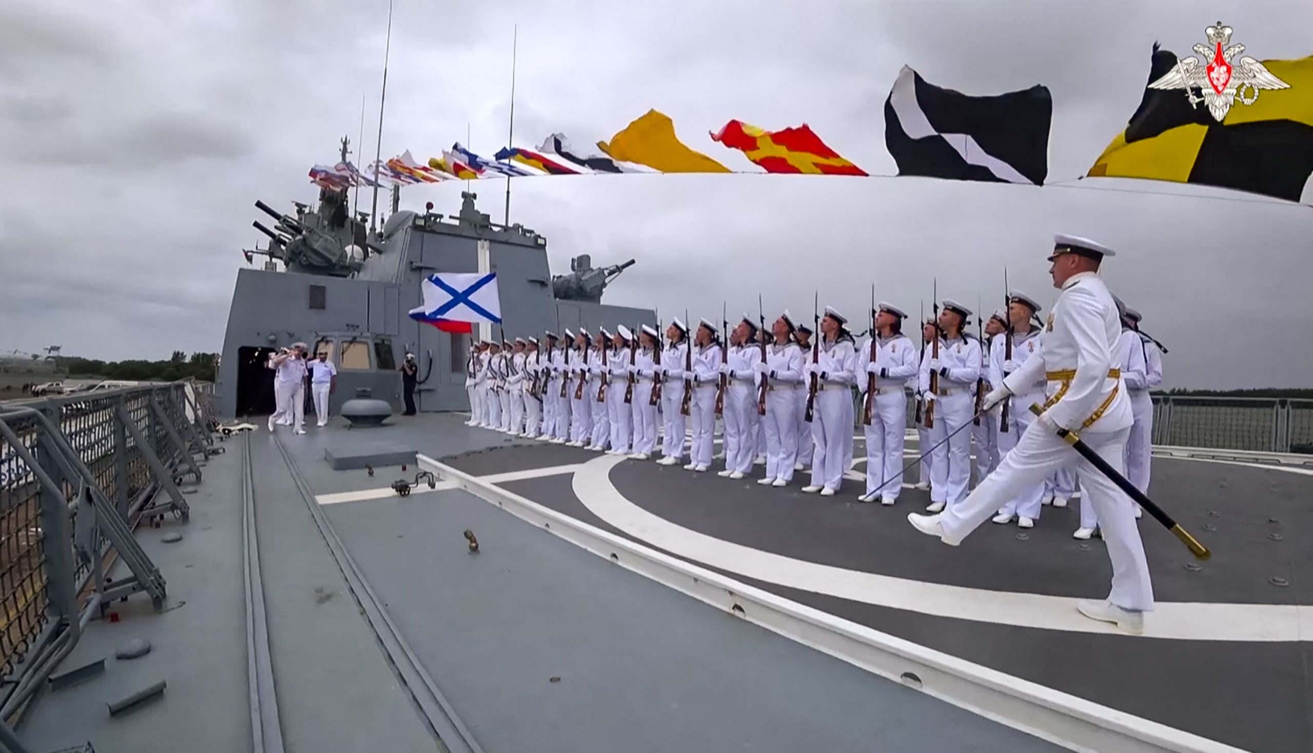 中俄南非海军联合演习 俄否认计划试射新导弹