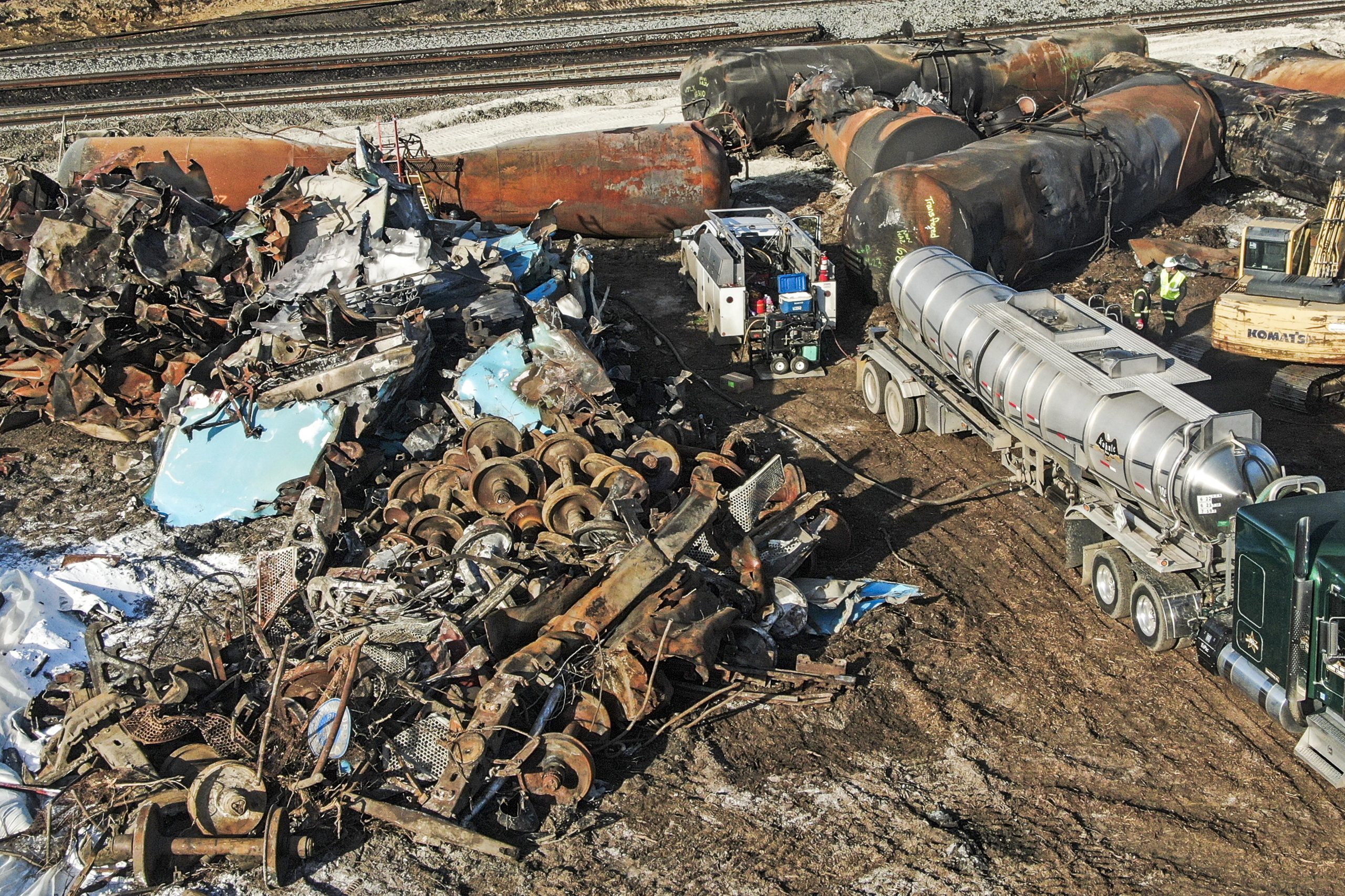 俄亥俄列车泄有毒物质 涉事公司须负责清理费