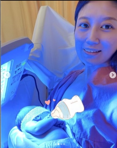 儿子提早半个月报到 红儿顺产变剖腹产