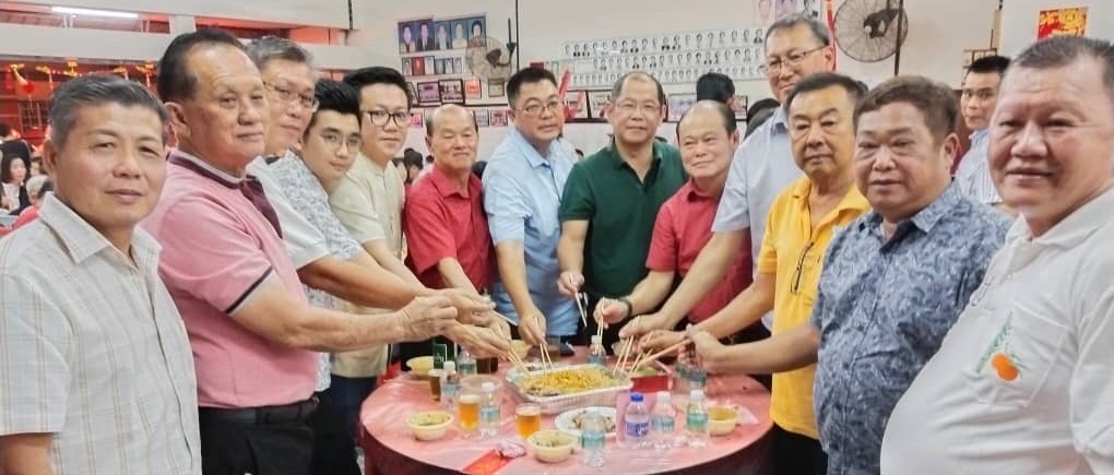 务边会宁同乡会新春团拜  属会乡团同庆 热闹