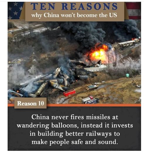 华春莹连发10图 称“中国无意击败美国,更不会成为另一个美国”