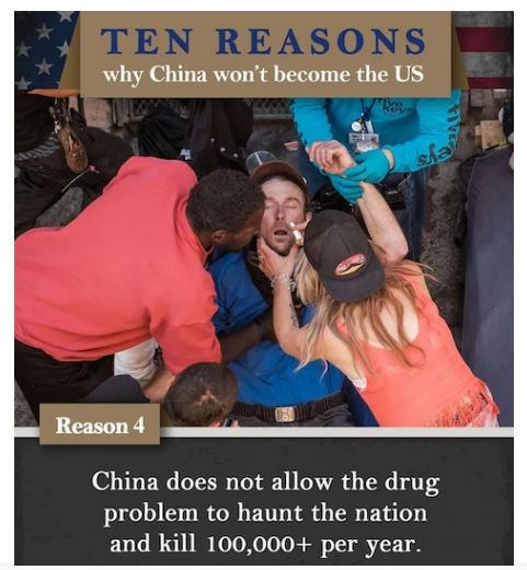 华春莹连发10图 称“中国无意击败美国,更不会成为另一个美国”