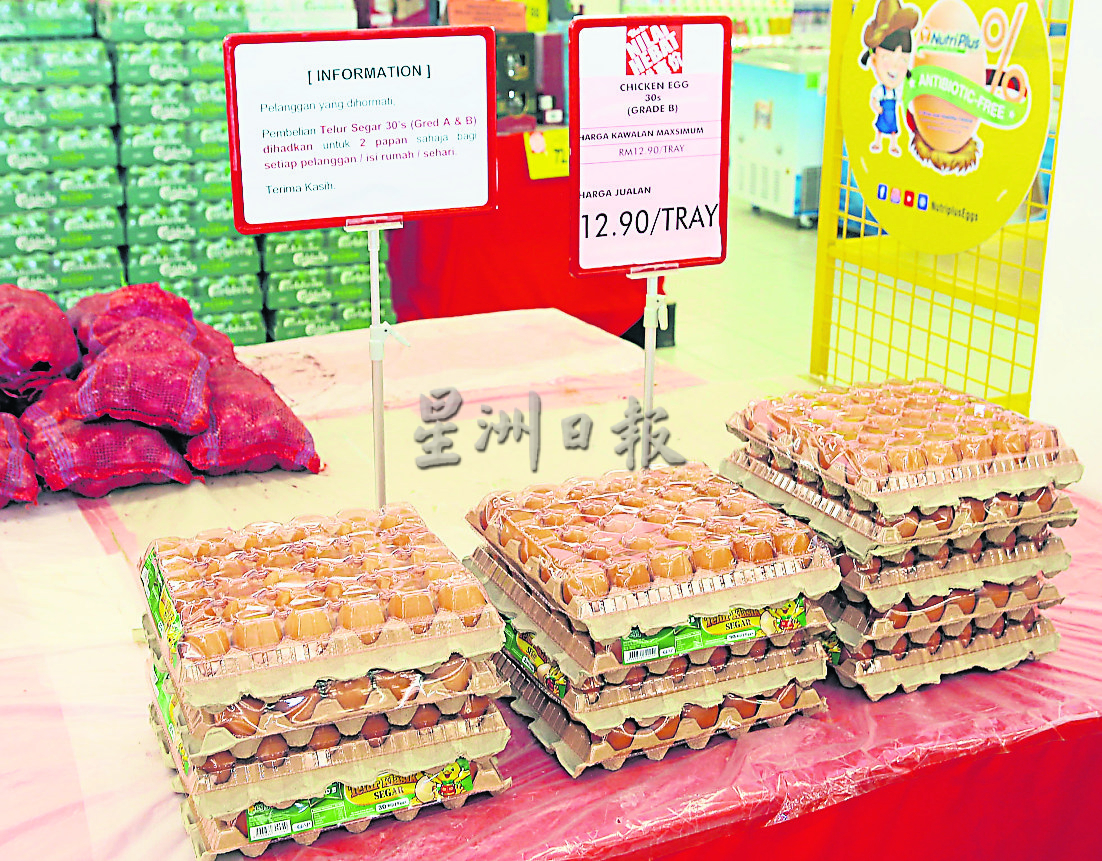吴家良:未来几个月可稳定供应 鸡蛋产量渐增