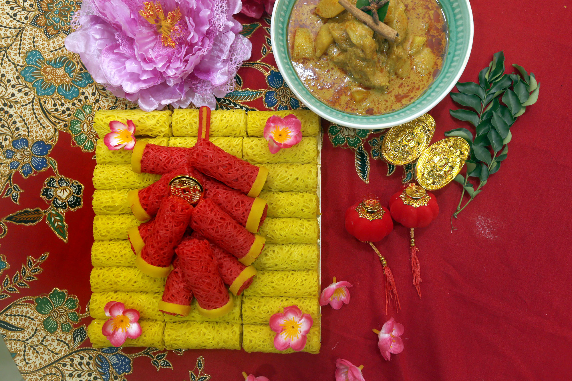 大都会/2月3日下版/专访新年造型的网饼(Roti Jala) / 11图
