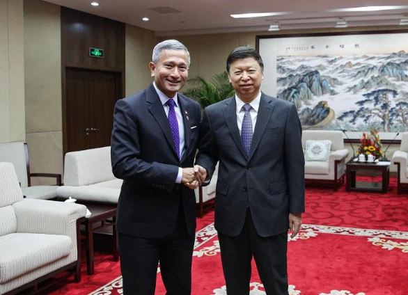 宋涛罕见晤新加坡外长 国台办:向国际讲清楚推进统一工作