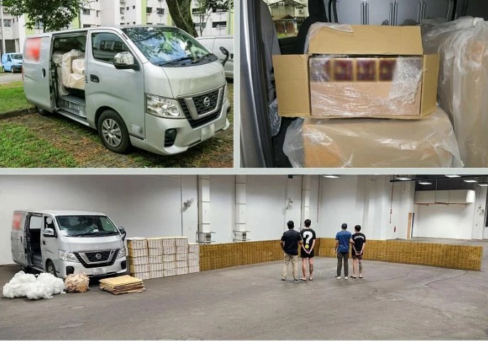 *已签发*柔:狮城二三事:狮城关税局逮捕两男 起获1600条漏税烟