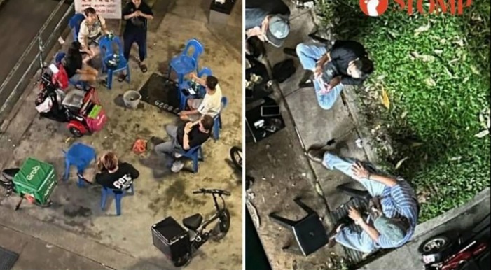 *已签发*柔:狮城二三事:酒客深夜群聚 狮城马西岭居民饱受困扰