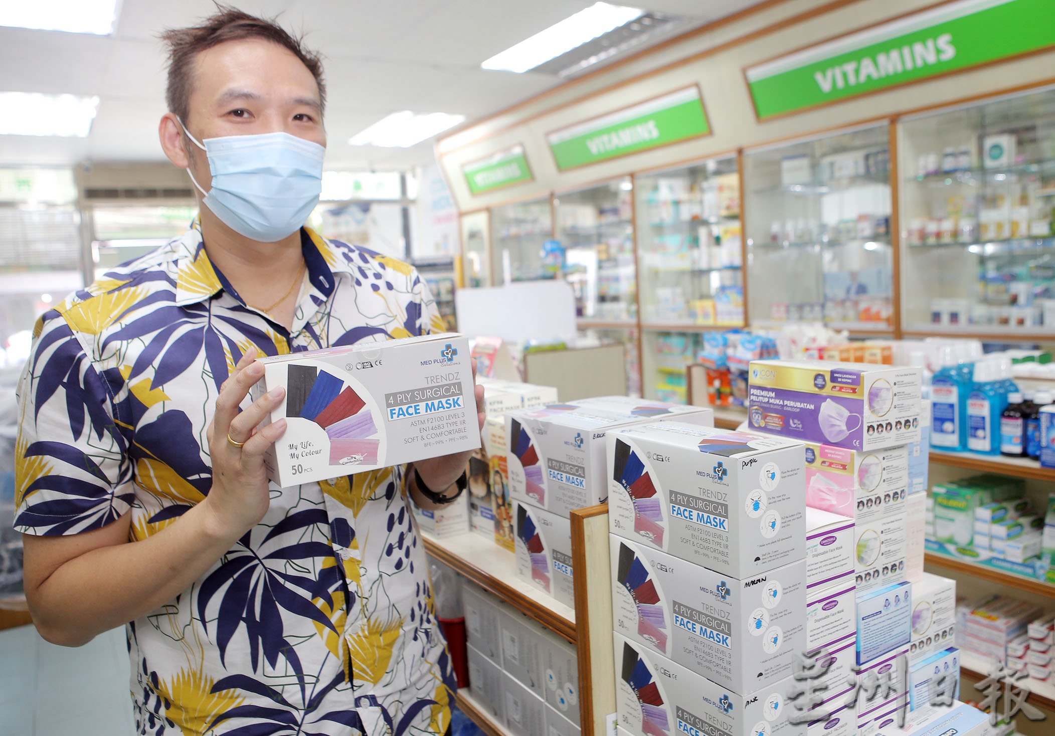 店家不囤集太多存货 口罩快速检测试剂盒不缺