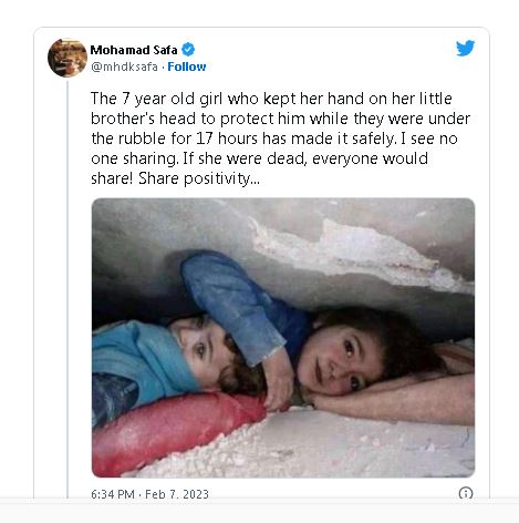 强震致7岁女童被困17小时 全程手护弟弟头部!网赞英雄