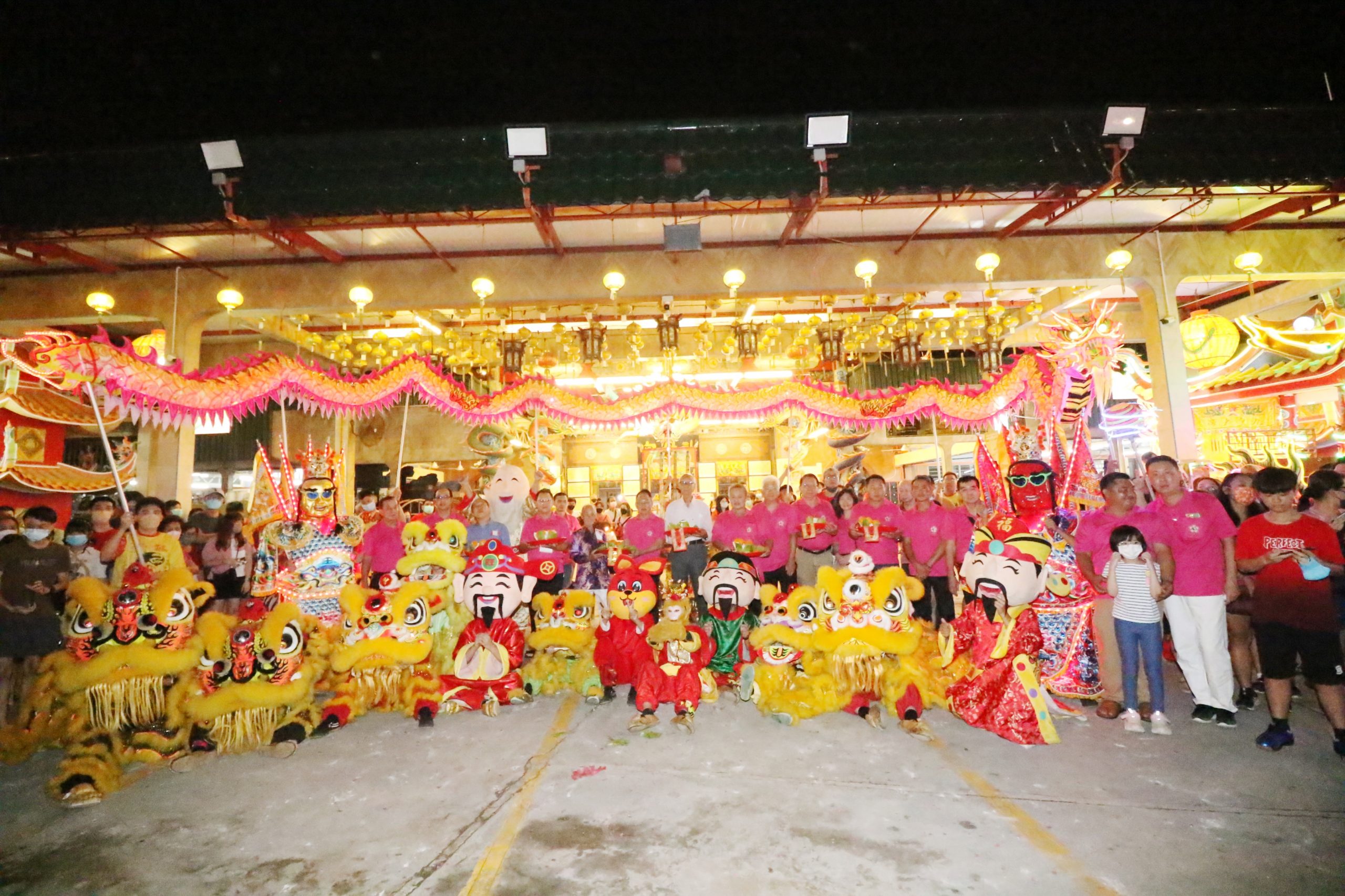 怡斗母宫“癸卯兔年庆元宵” 龙狮大会串添热闹