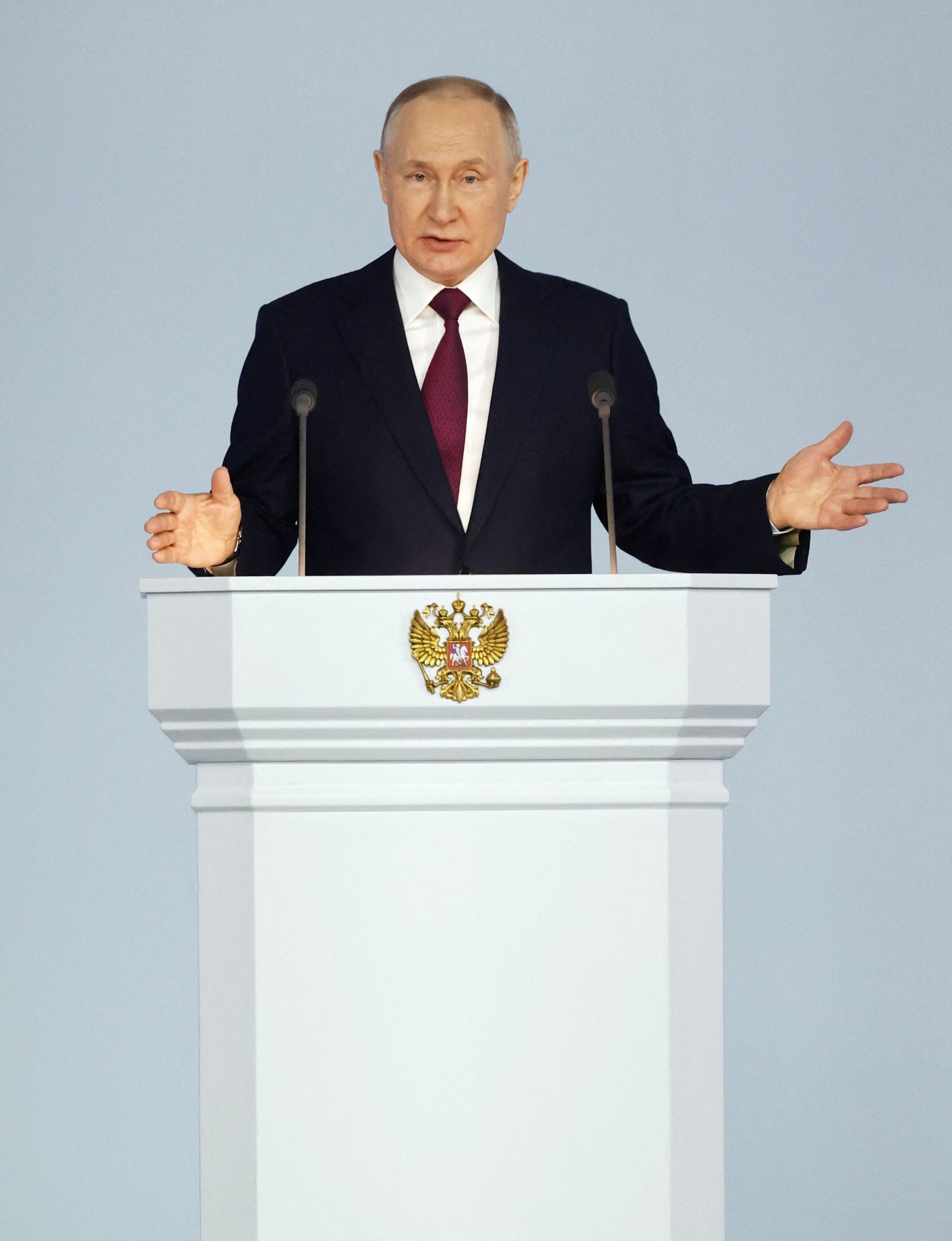 普汀斥西方分裂俄罗斯 以便压制和管控