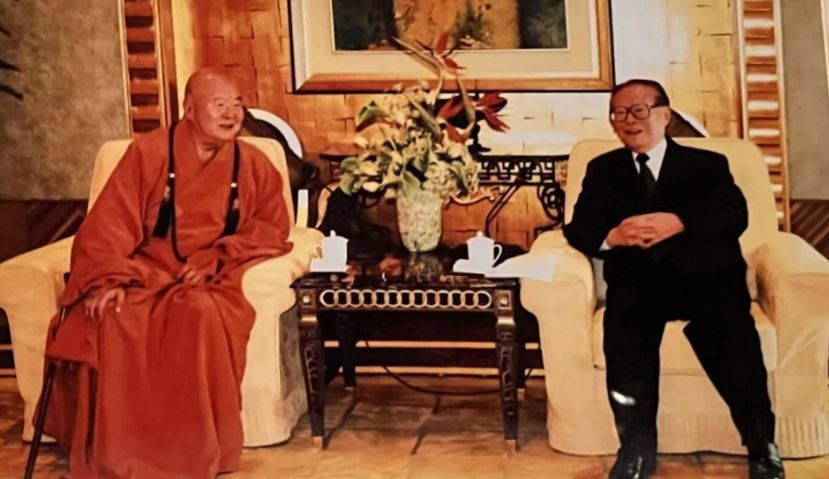 港媒：星云大师曾晤习近平江泽民
