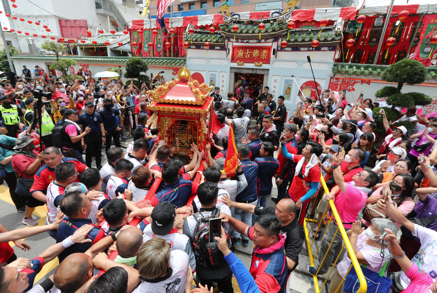 团结发力 5神回銮 柔古庙游神 落幕