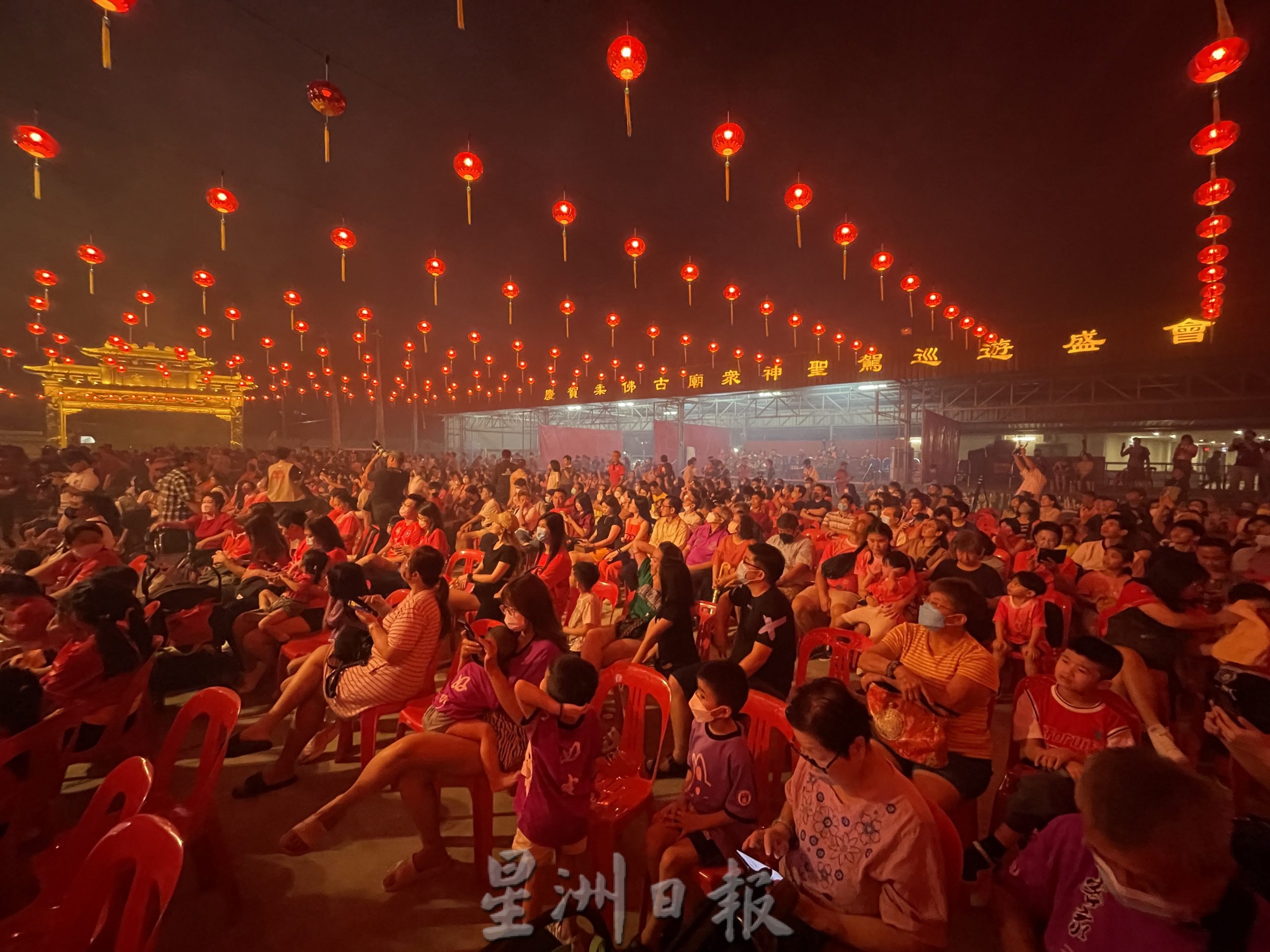 柔:新闻: 疫后复常启动亮灯 柔佛古庙5天游神掀序幕