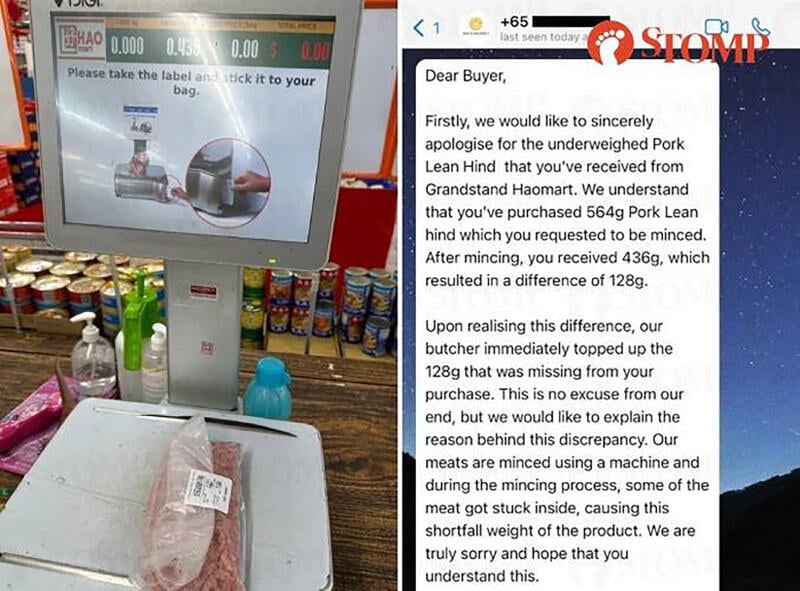 柔:狮城二三事:超市买肉绞肉碎 重量竟少逾两成