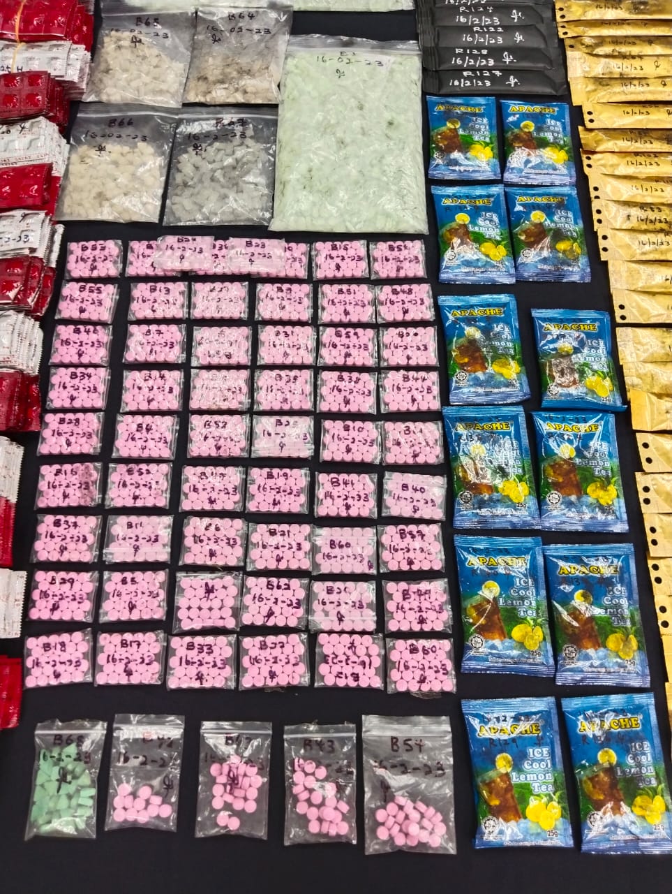 柔:租民宅当货仓藏毒 警捕1男起216万毒品