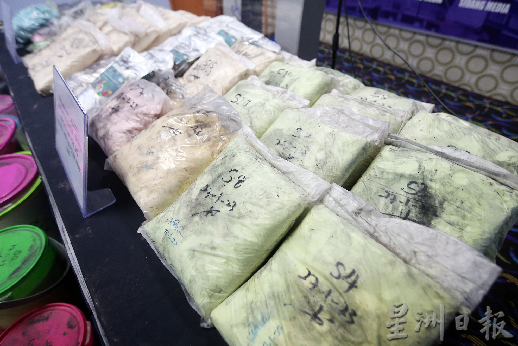 沙登警方侦破炼毒工厂,起获逾600万令吉的毒品