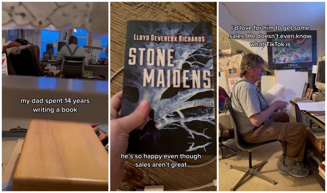 爸爸花14年写的小说滞销11年 女儿发TikTok助攻推上排行榜第一