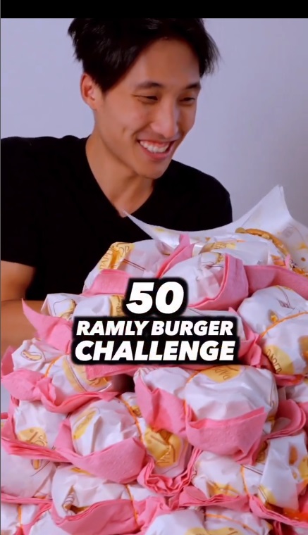 狮城“大胃王”来首都挑战 50个汉堡只吃掉35个