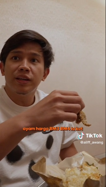 直夸一包敲门饭才1.20 女艺人丈夫:“想搬去文莱住”