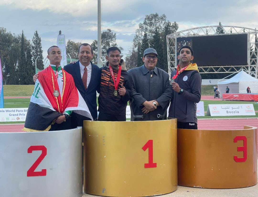 突尼西亚站世界残障田径大奖赛 里祖安男100公尺摘金