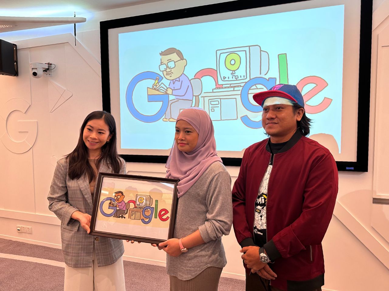 纪念大马已故动画之父 谷歌涂鸦墙换Kamn Ismail画像 