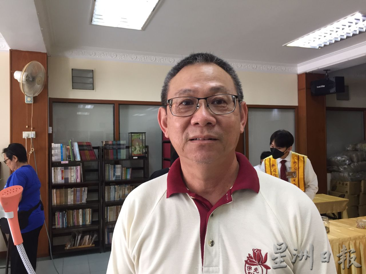 缅怀星云大师 信众到怡保禅净中心献花